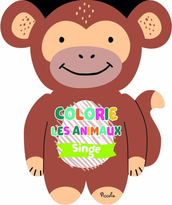 Singe : 40 dessins à colorier