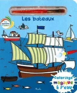 Coloriages magiques à l'eau : Les bateaux