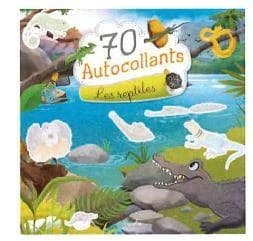 Les reptiles : 70 autocollants