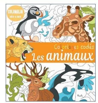 Coloriages codés : Les animaux