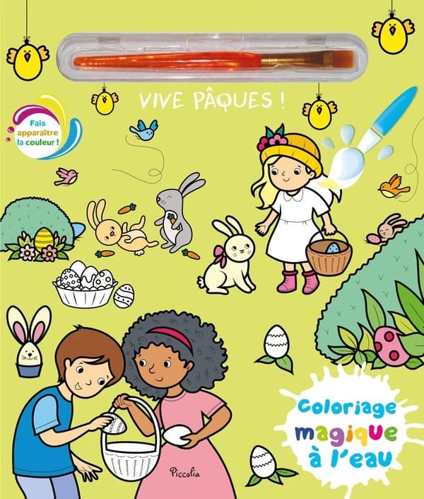 Coloriages magiques à l'eau : Pâques