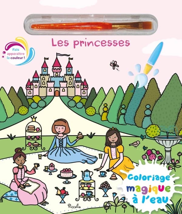 Coloriages magiques à l'eau : Les Princesses