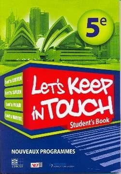 Keep in touch : 5e ; student's book (édition 2011)
