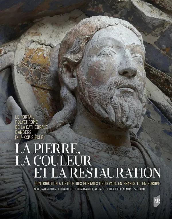 La pierre, la couleur et la restauration : le portail polychromé de la cathédrale d'Angers, XIIe-XXIe siècle : contribution à l'étude des portails médiévaux en France et en Europe : [actes du colloque international, Angers, 17-19 novembre 2021]