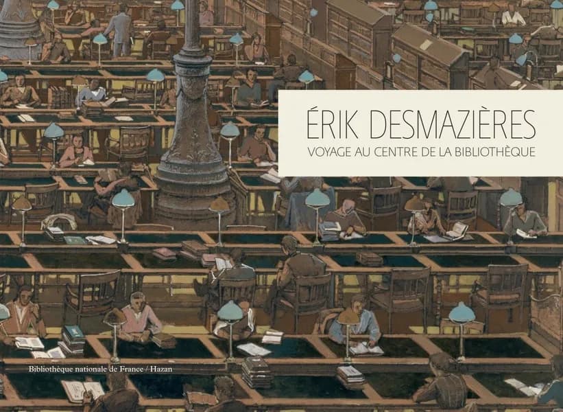 Érik Desmazières, Voyage au centre de la bibliothèque