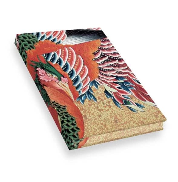 Carnet Hazan effet soie : Hokusai Phénix
