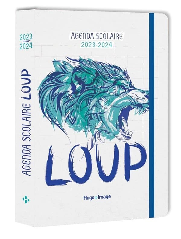 Agenda scolaire : loup (édition 2023