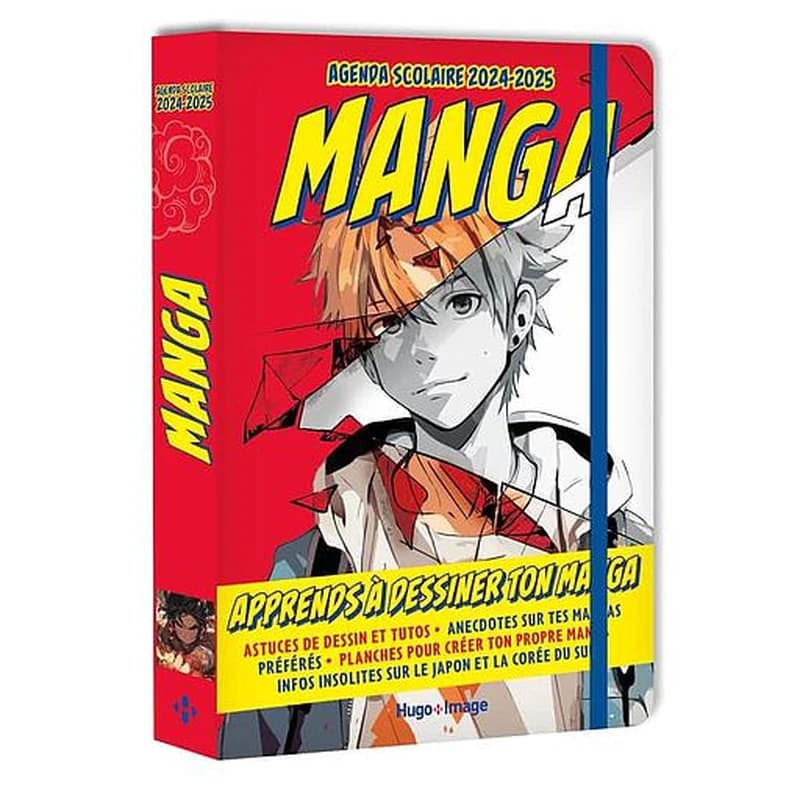 Agenda scolaire Apprends à dessiner des mangas