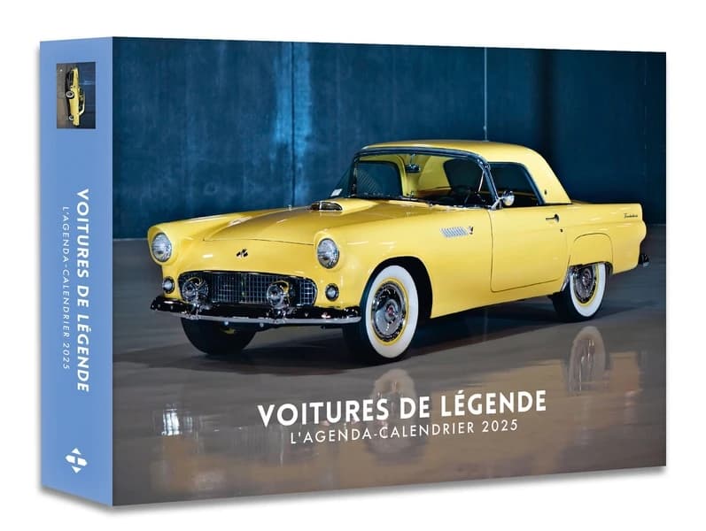 Agenda-calendrier : Voitures de légende (édition 2025)