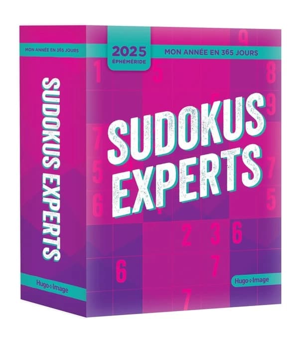 Mon année en 365 jours : Sudokus experts (édition 2025)
