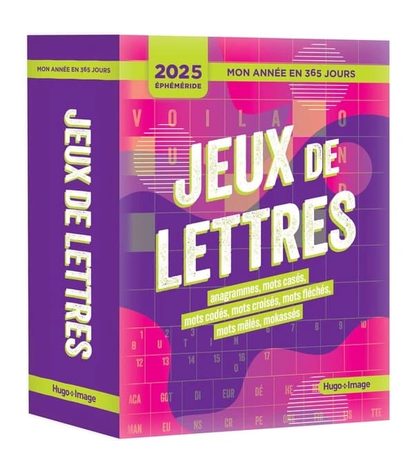 Mon année en 365 jours : Jeux de lettres (édition 2025)