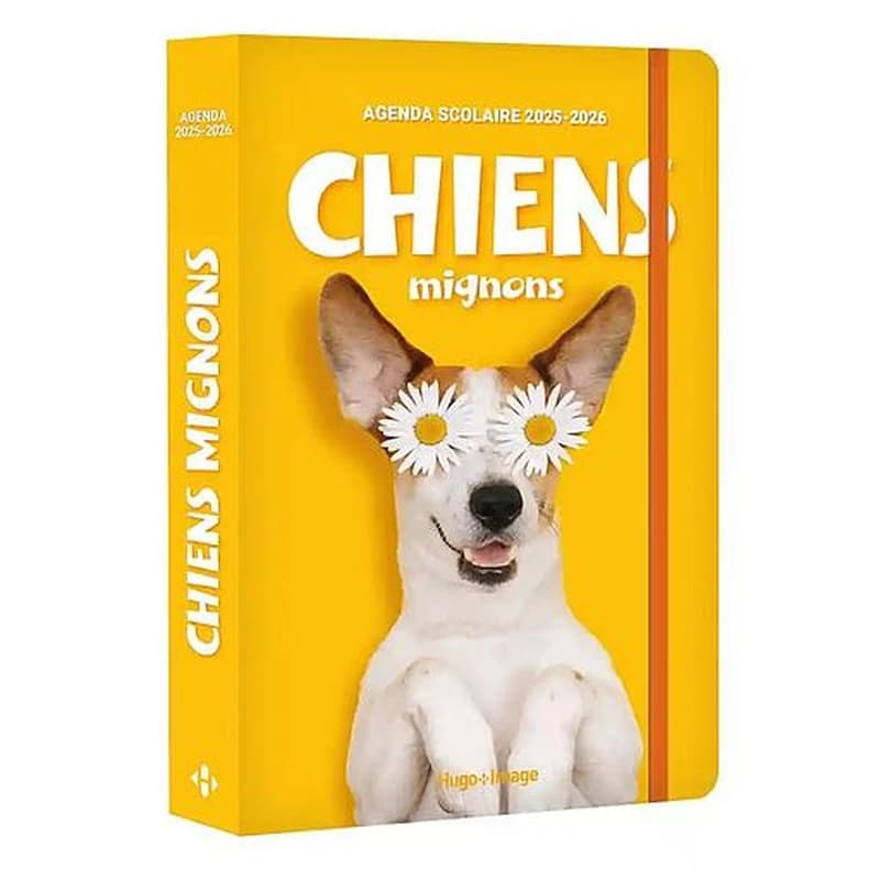 Agenda scolaire : Chiens mignons (édition 2025