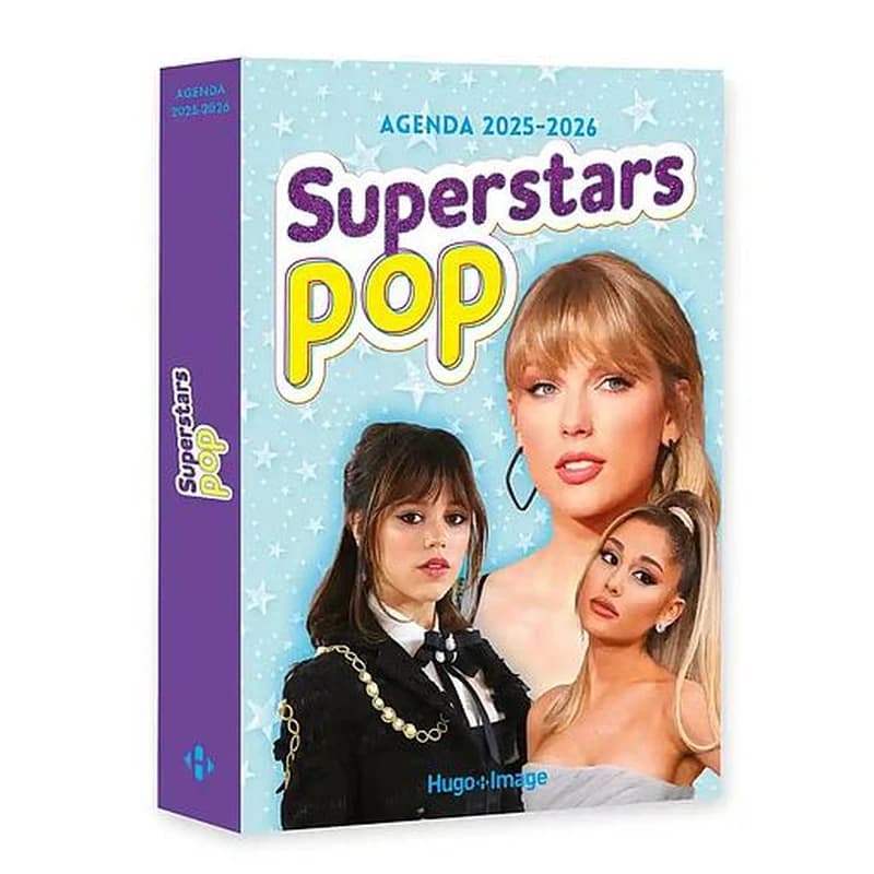 AGENDA SCOLAIRE SUPER STARS POP 2025-2026
