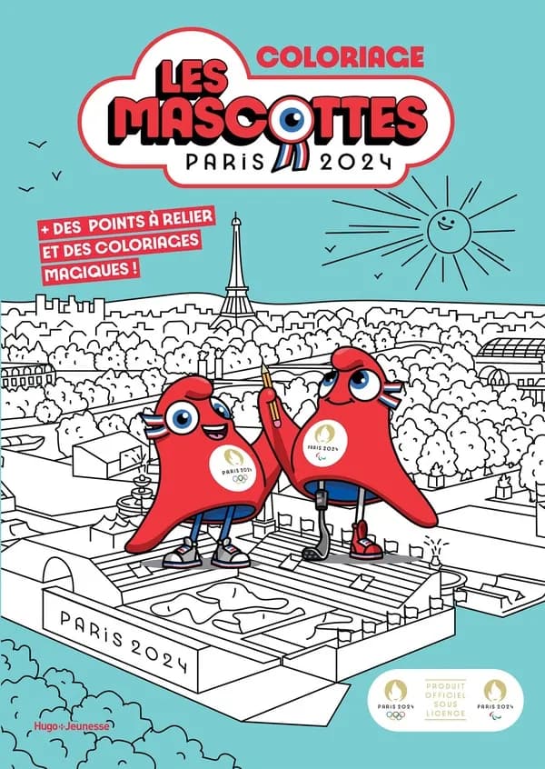 Coloriage mascotte Paris 2024