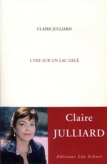 L'oie sur un lac gelé