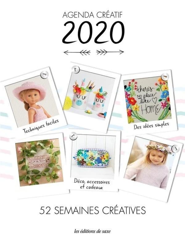 Agenda créatif ; 52 semaines ré-créatives (édition 2020)