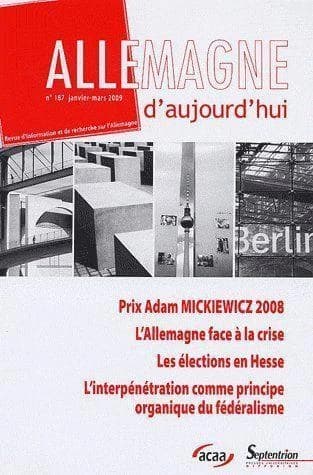 Allemagne d'aujourd'hui n.187 : édition 2009