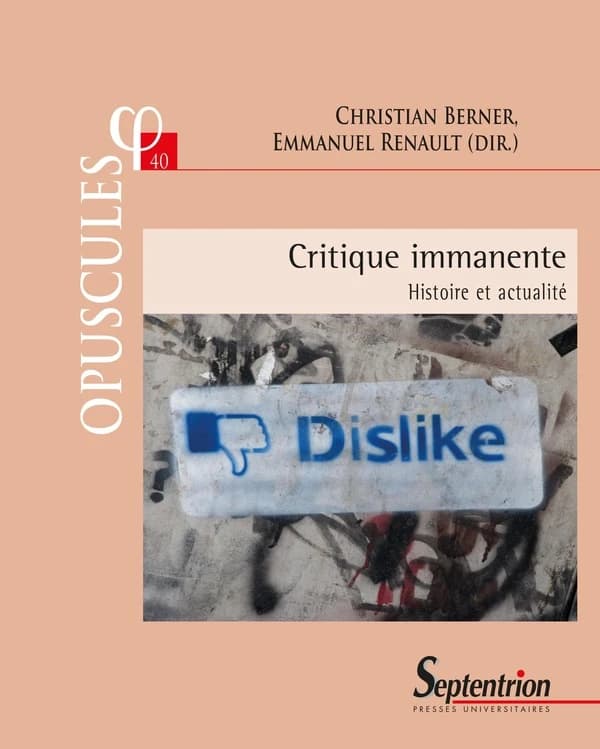 Critique immanente : histoire et actualité