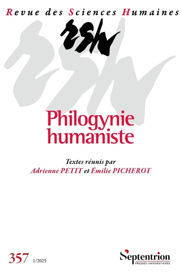 Revue des Sciences Humaines n.357 : Philogynie humaniste