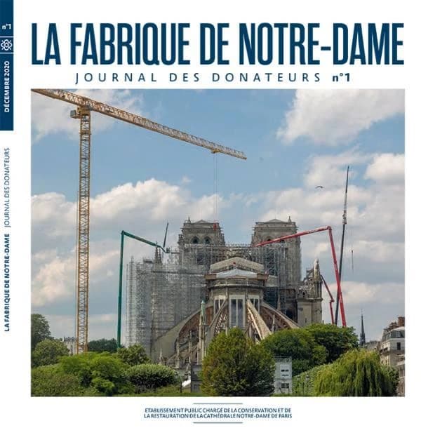 Connaissance des arts Hors-Série : la fabrique de Notre-Dame Tome 1 : journal des donateurs
