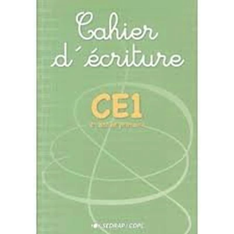 Cahier d'écriture CE1