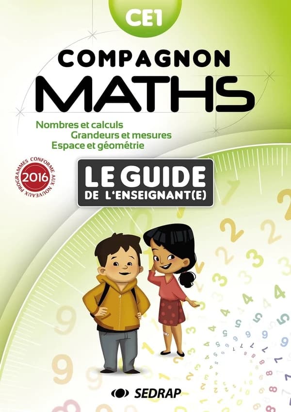 COMPAGNON MATHS ; CE1 ; guide de l'enseignant (édition 2016)