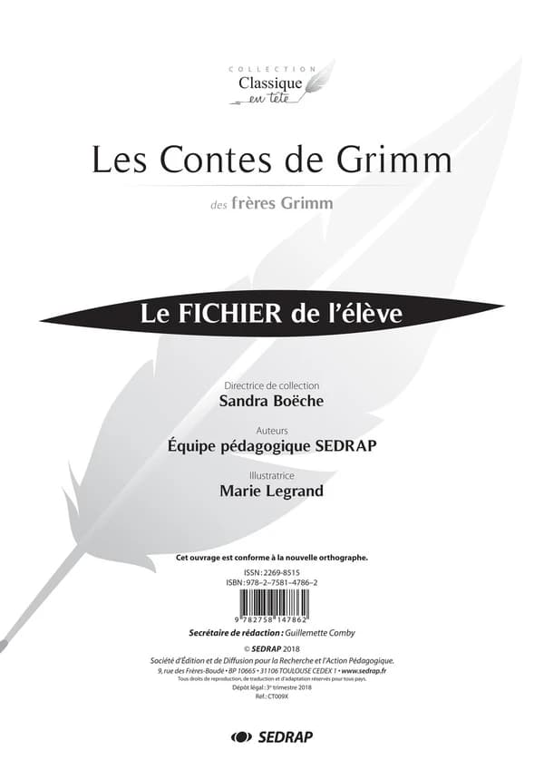 Les contes de Grimm : Le fichier de l'élève
