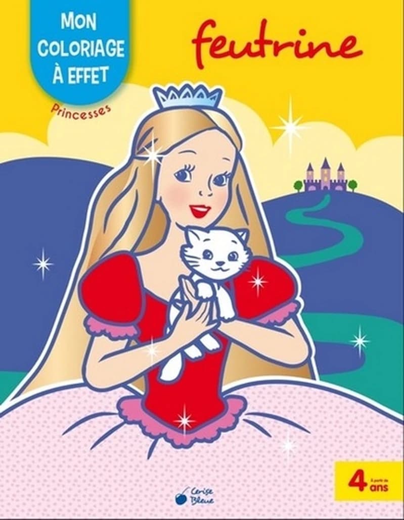 Mon coloriage à effet feutrine - Princesses