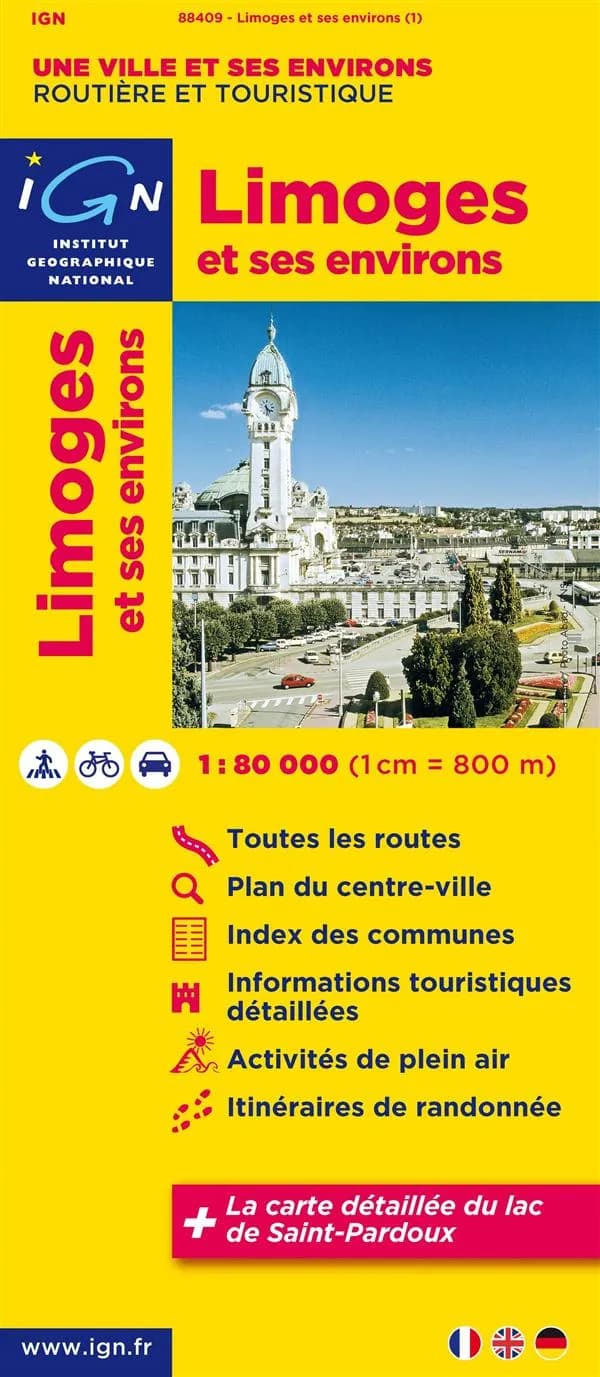 Limoges et ses environs (Éd. 1) Institut géographique national