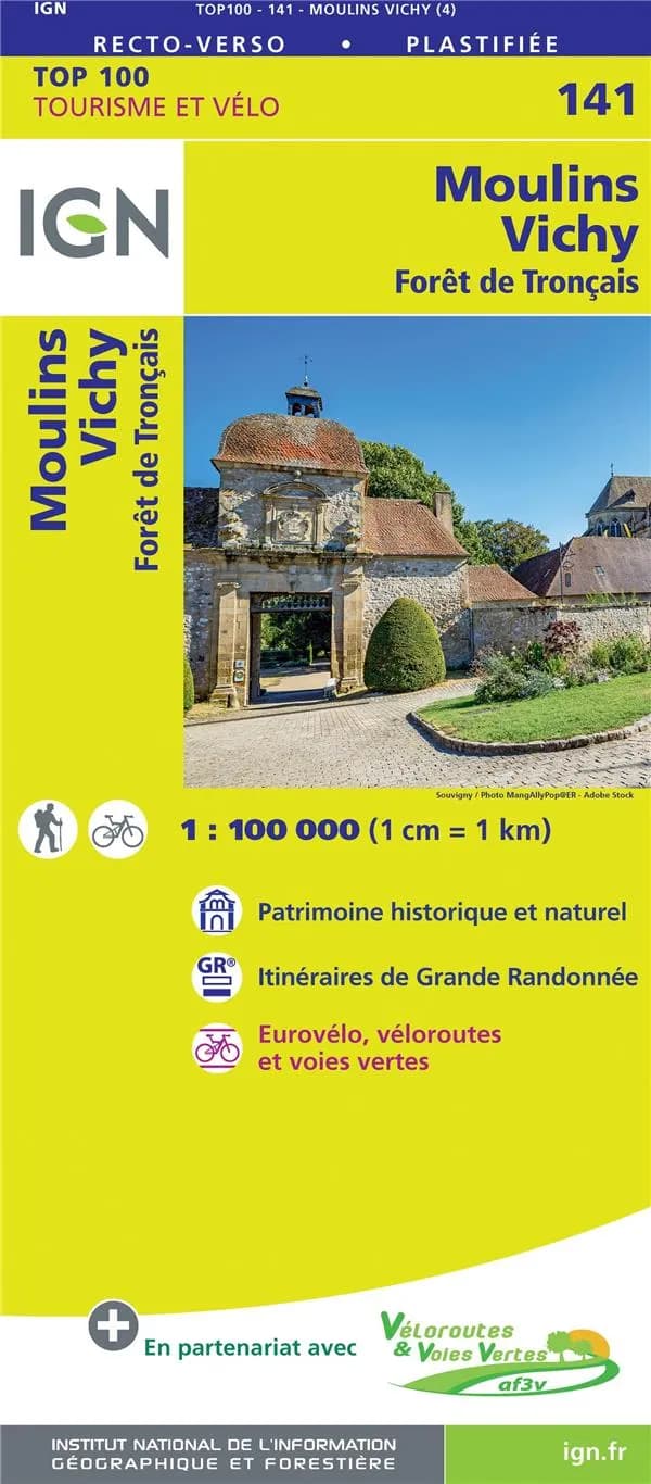 Moulins - Vichy : Forêt de Tronçais (Éd. 4) Institut national de l'information géographique et forestière