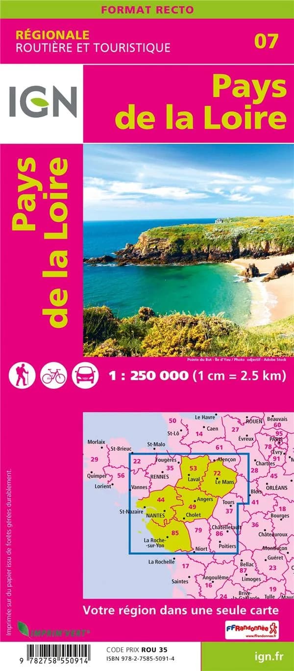 Pays de la Loire (Éd. 2) Institut national de l'information géographique et forestière