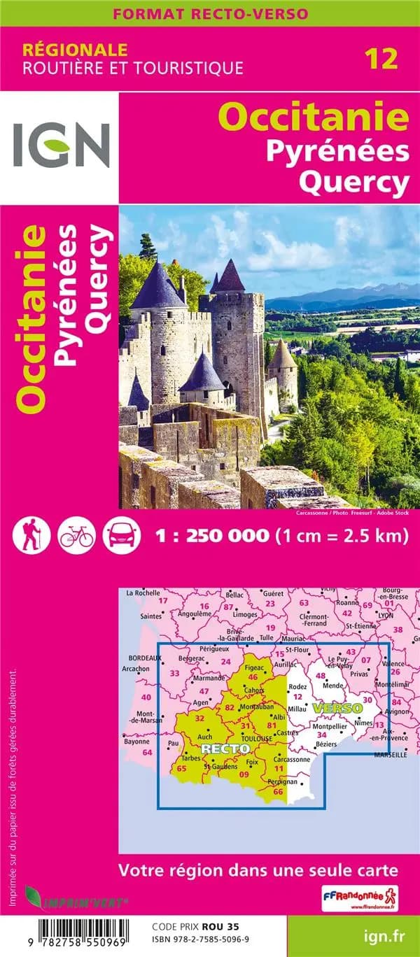 Occitanie : Pyrénées, Quercy (Éd. 2) Institut national de l'information géographique et forestière