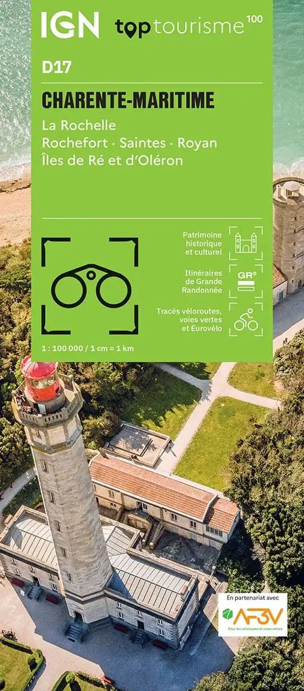 Charente-Maritime : La Rochelle, Rochefort, Saintes, Royan, îles de Ré et d'Oléron (Éd. 1) réalisé et édité par l'Institut national de l'information géographique et forestière