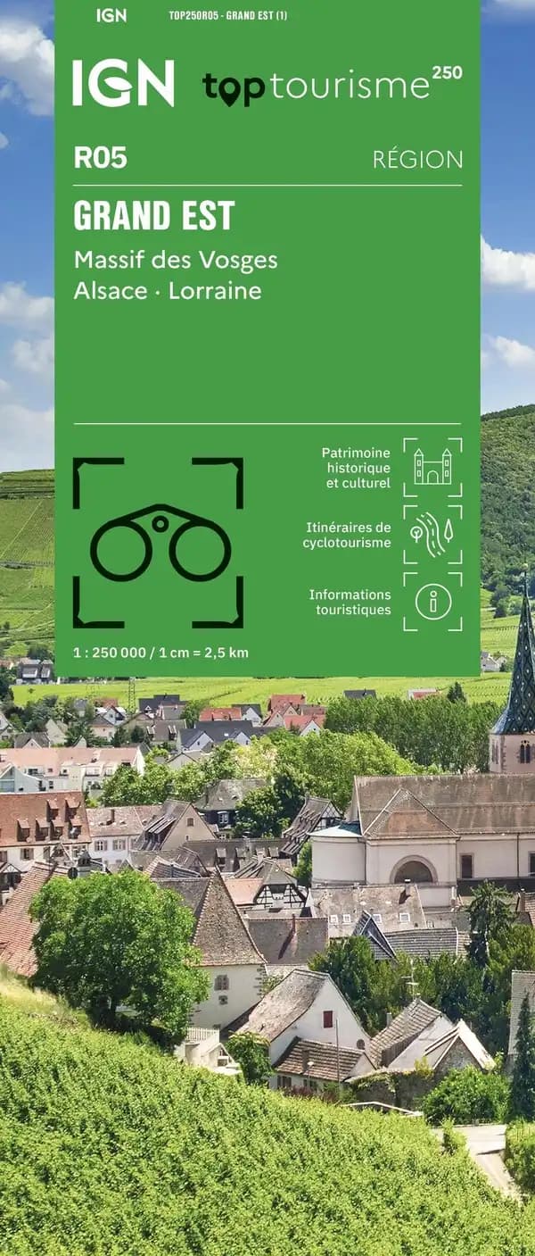 Grand-Est : Massif des Vosges, Alsace, Lorraine (1re édition) Institut national de l'information géographique et forestière