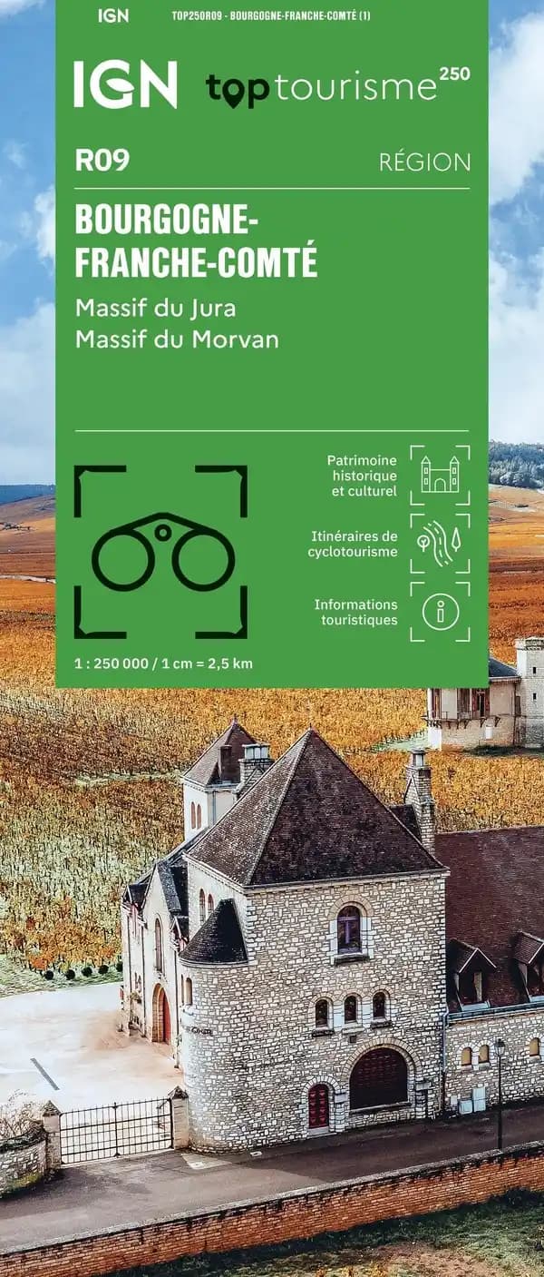 Bourgogne-Franche-Comté : Massif du Jura, Massif du Morvan (1re édition) Institut national de l'information géographique et forestière