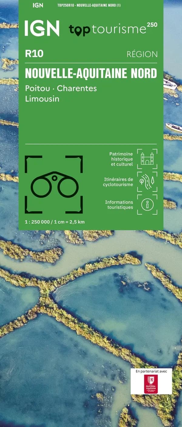Nouvelle-Aquitaine nord : Poitou, Charentes, Limousin (1re édition) Institut national de l'information géographique et forestière