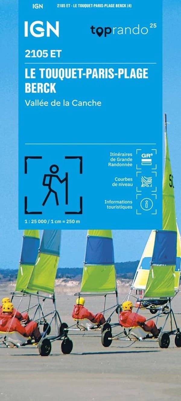 2105ET : Le Touquet-Paris-plage Berck ; Vallée de la Canche (4e édition)