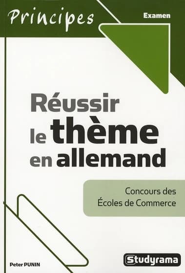 Réussir le thème en allemand : concours des écoles de commerce