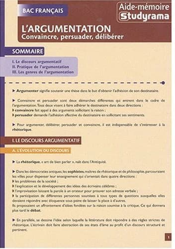L'argumentation