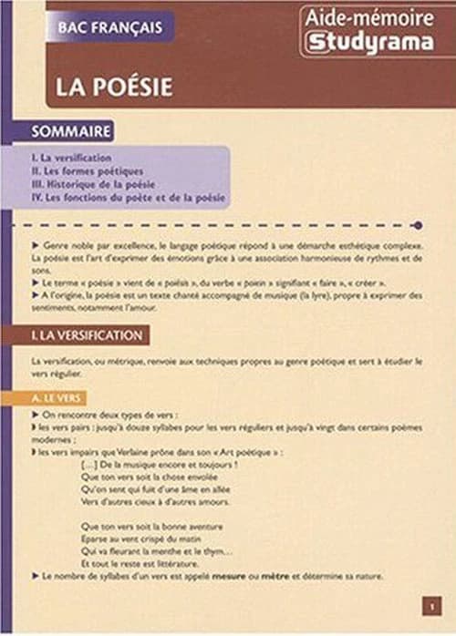 La poésie
