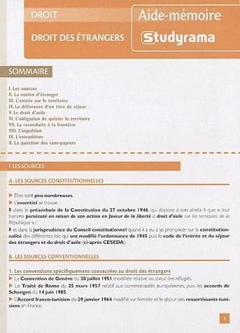 Droit des étrangers