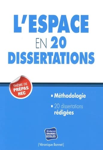 L'espace en 20 dissertations : sujet des concours EC 2014