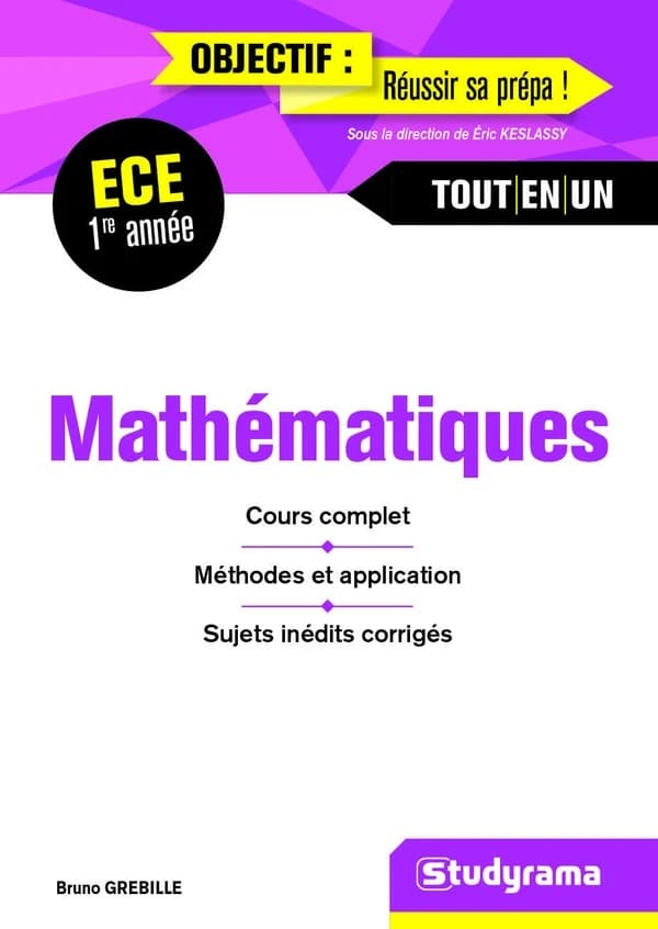 Mathématiques ECE : première année