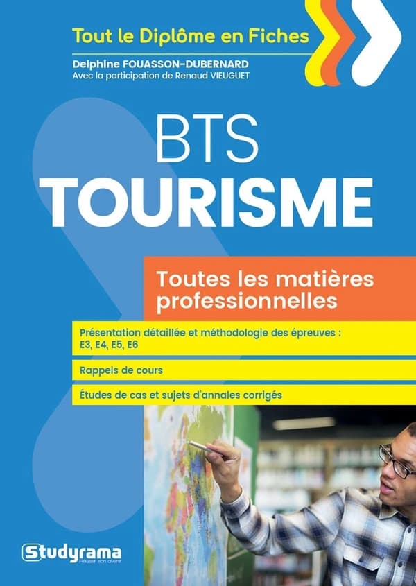 BTS tourisme ; toutes les matières professionnelles