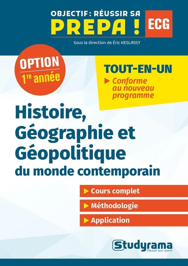 Histoire, géographie et géopolitique du monde contemporain : [ECG] première année