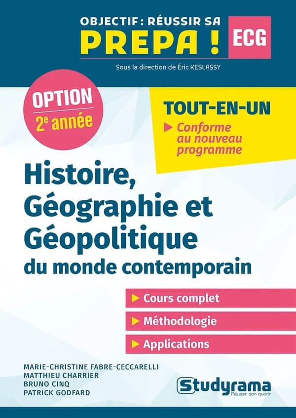 Histoire, géographie et géopolitique du monde contemporain : [ECG, option] deuxième année