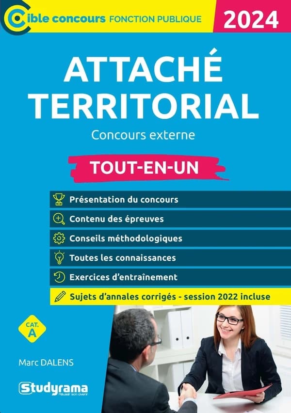 Attaché territorial, concours externe (Nouvelle éd. revue et enrichie) Marc Dalens ; ouvrage dirigé par Laurence Brunel