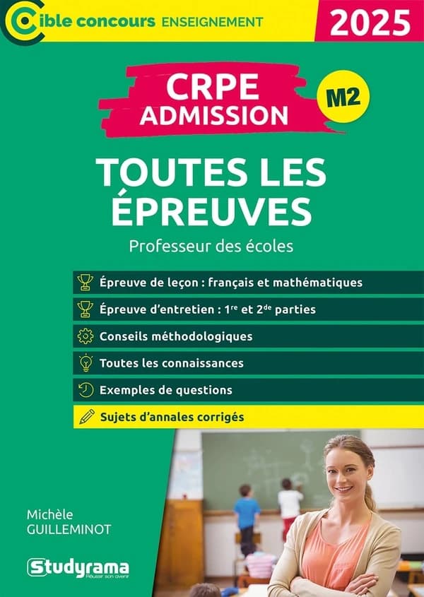 CRPE admission : toutes les épreuves du concours niveau master