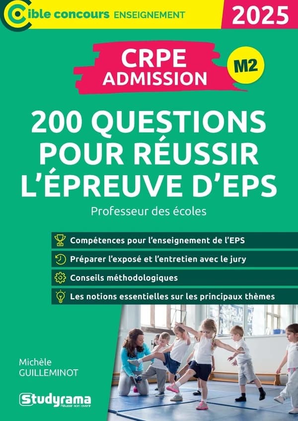 CRPE admission : 200 questions pour réussir l'épreuve d'EPS