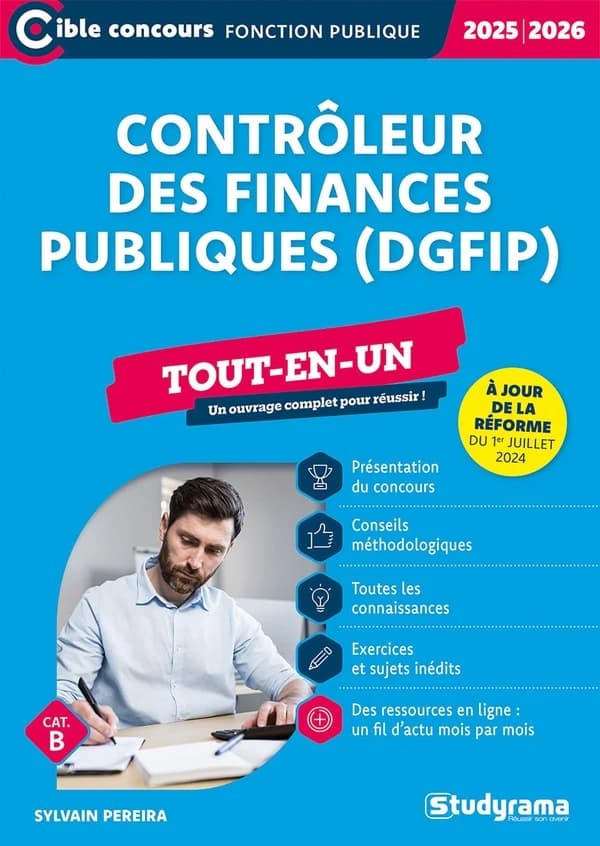 Contrôleur des finances publiques (DGFIP), catégorie : Tout pour l'oral